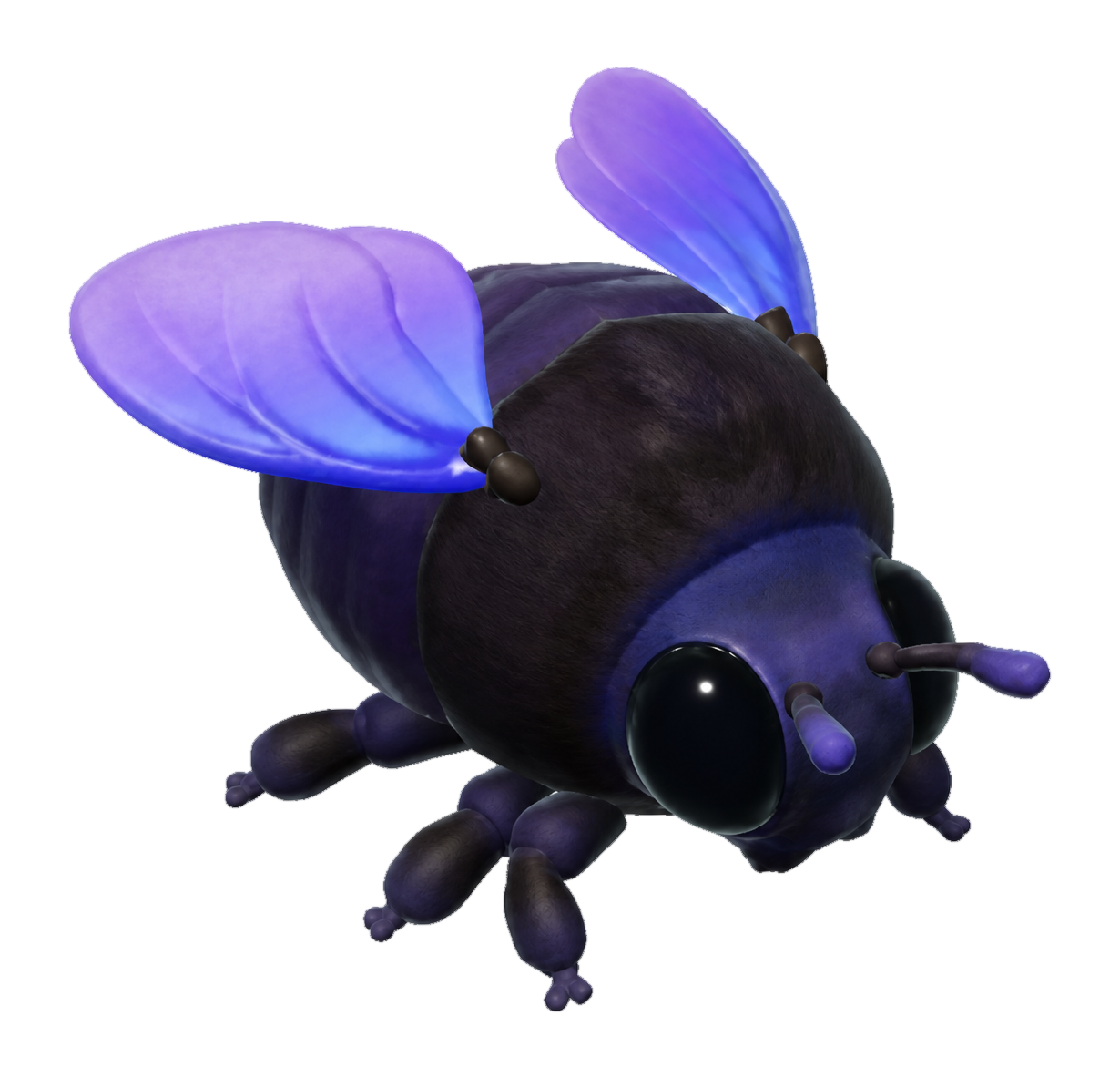 Insecte Abeille charpentière violette dans Heartopia