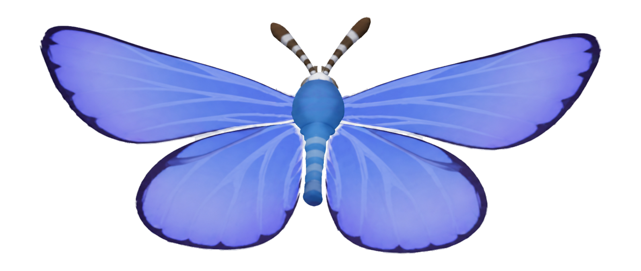 Insecte Azuré de Porcelaine dans Heartopia