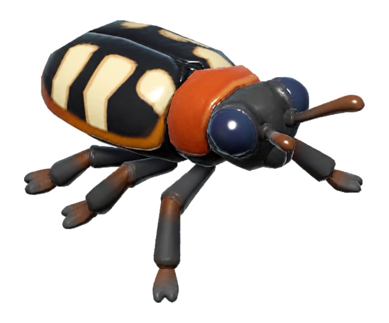 Insecte Criocère de l'asperge dans Heartopia