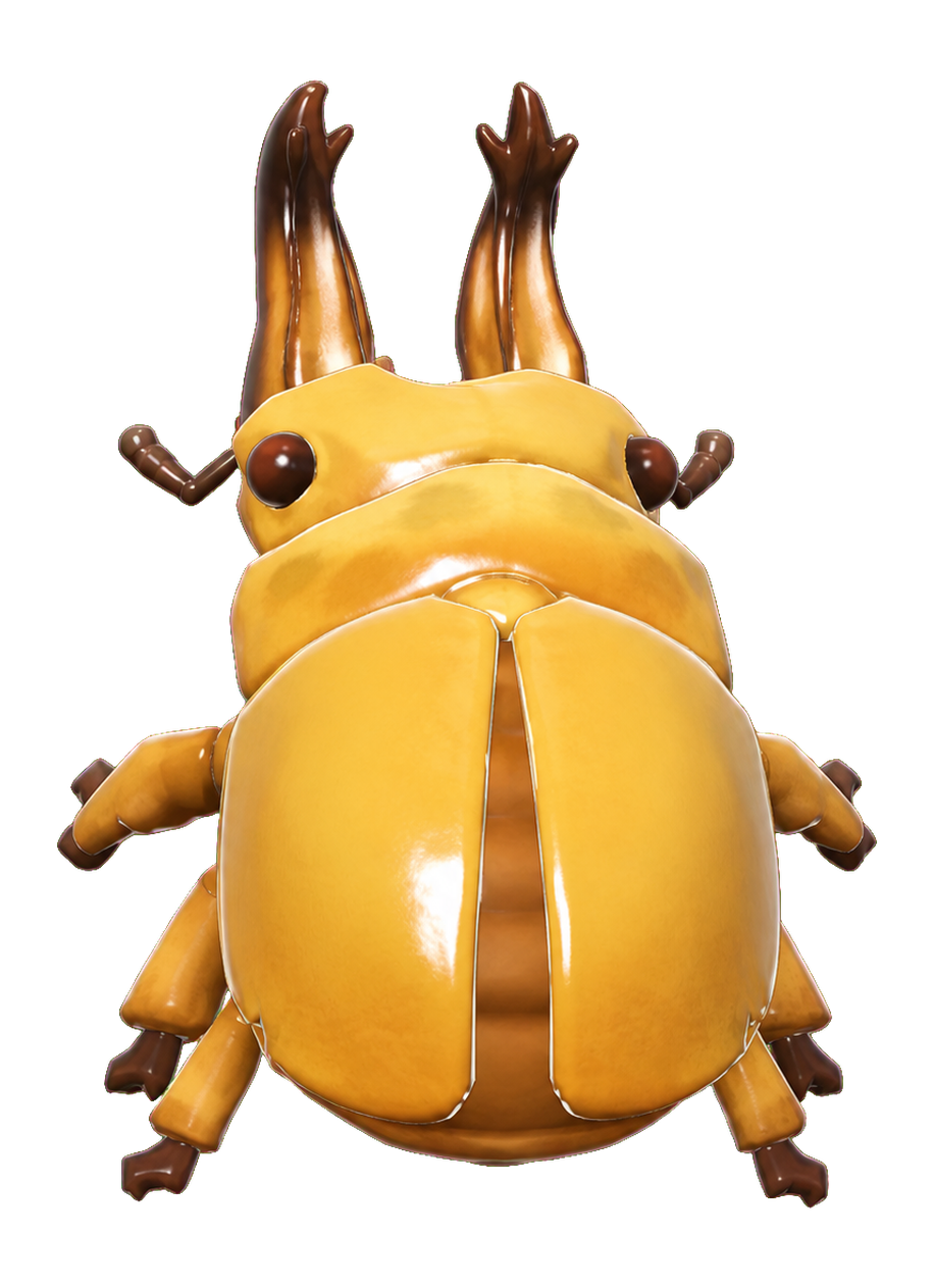 Insecte Lucane doré spectral dans Heartopia