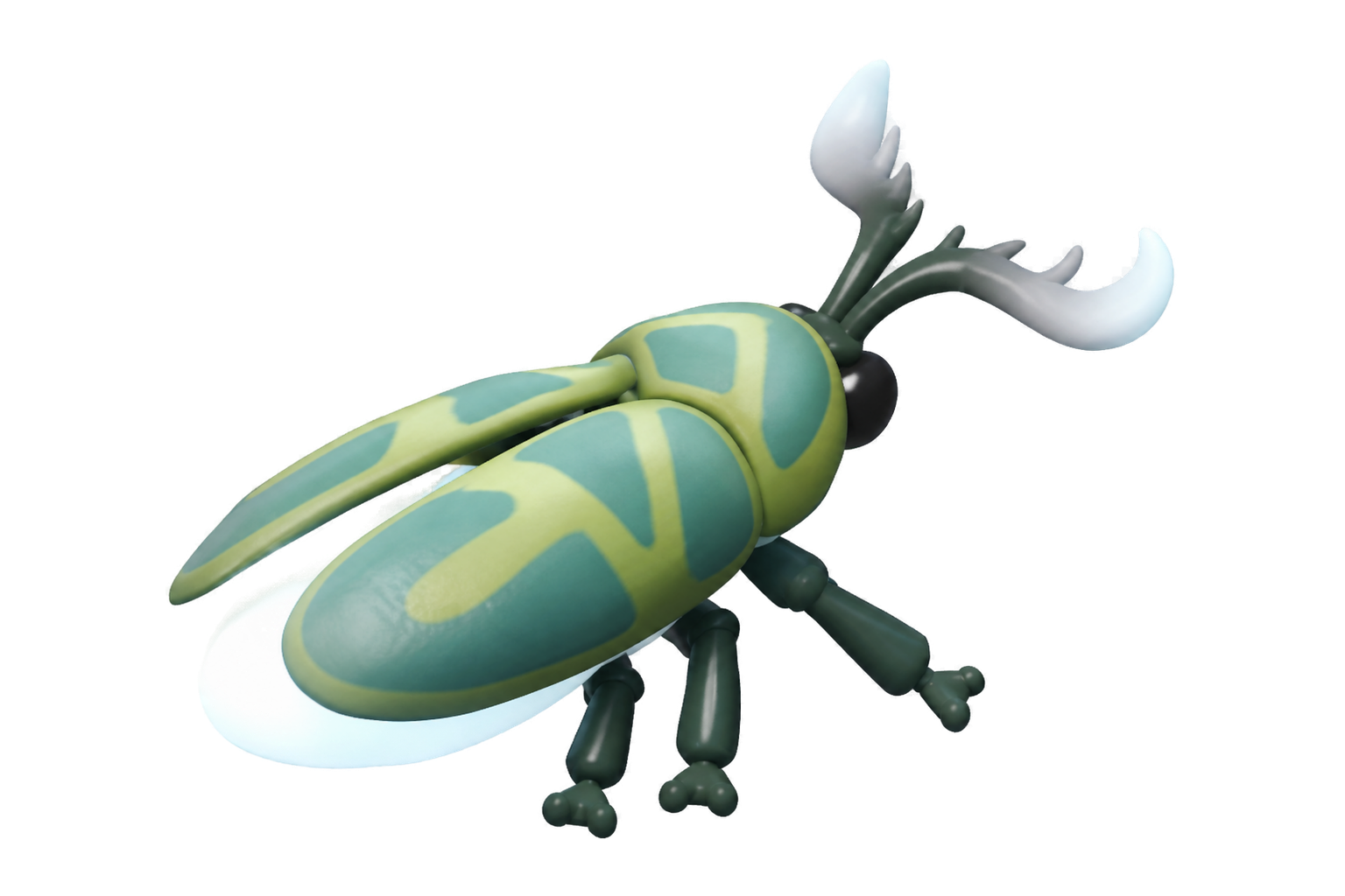Insecte Luciole à cornes grises dans Heartopia
