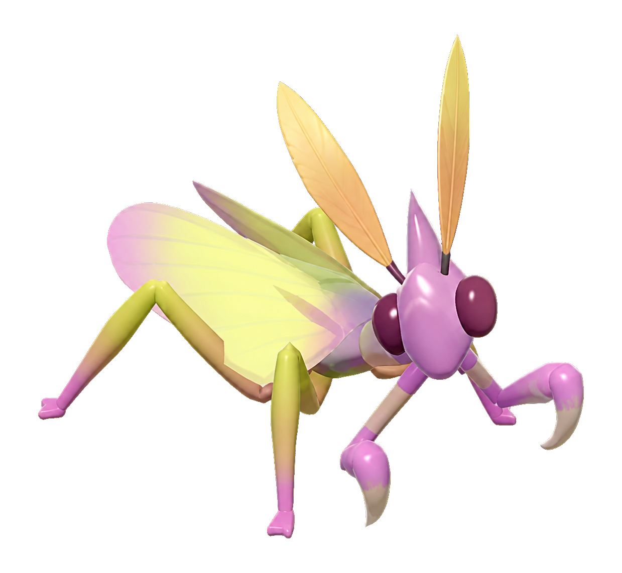 Insecte Mante à tête conique dans Heartopia