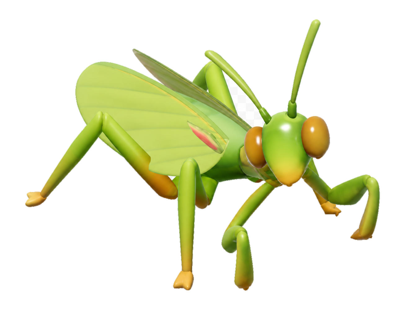 Insecte Mante arc en ciel dans Heartopia
