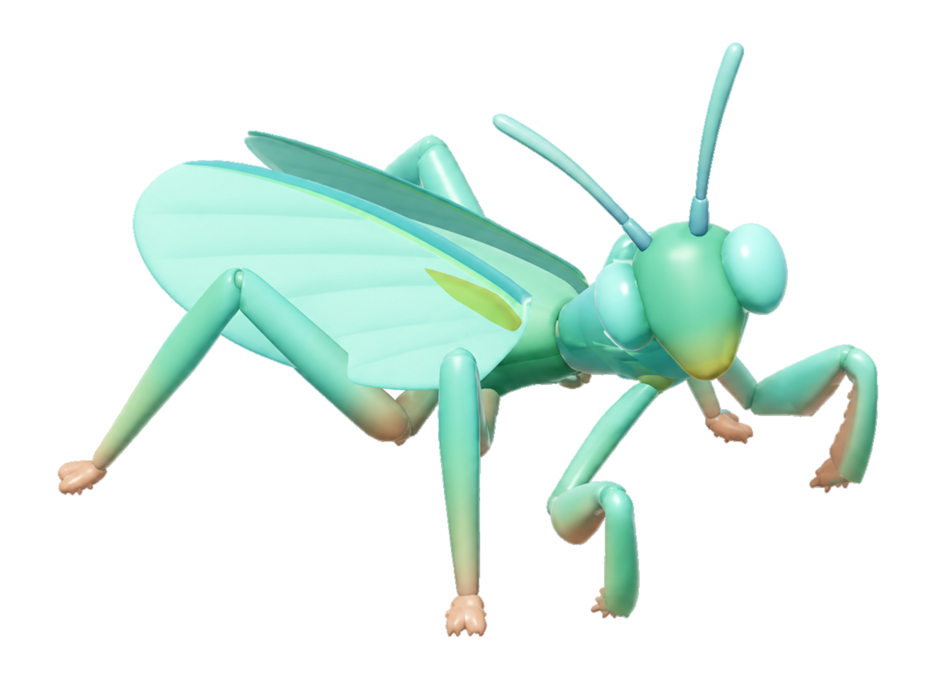 Insecte Mante Papoue dans Heartopia