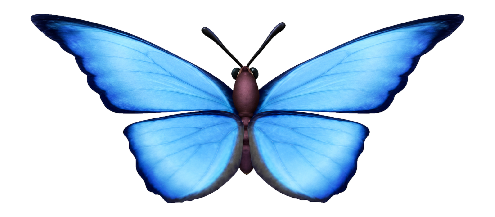 Insecte Morpho bleu dans Heartopia
