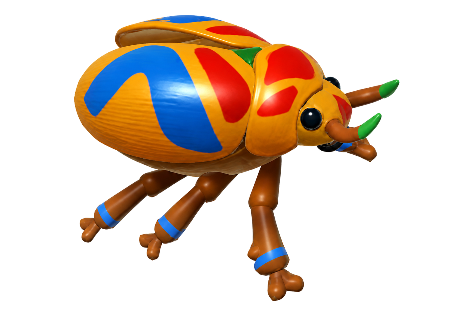 Insecte Oryctes bariolé dans Heartopia