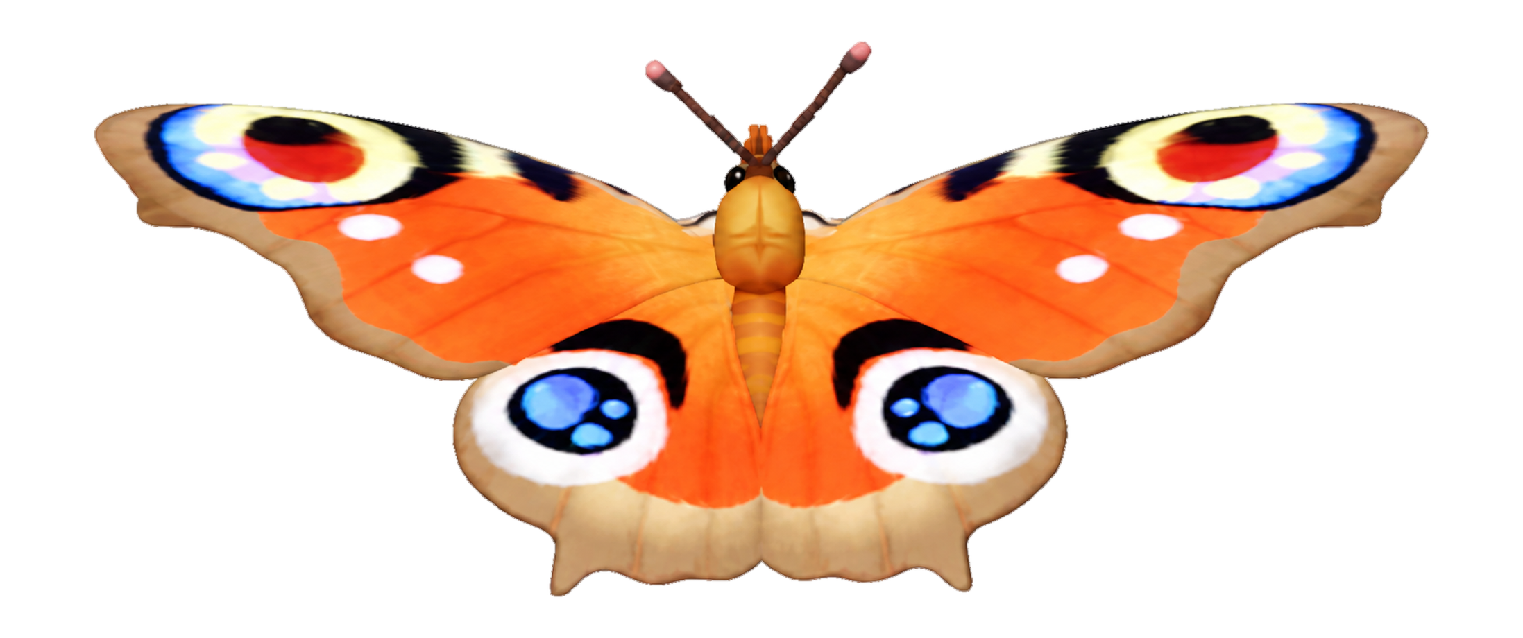 Insecte Paon de jour dans Heartopia