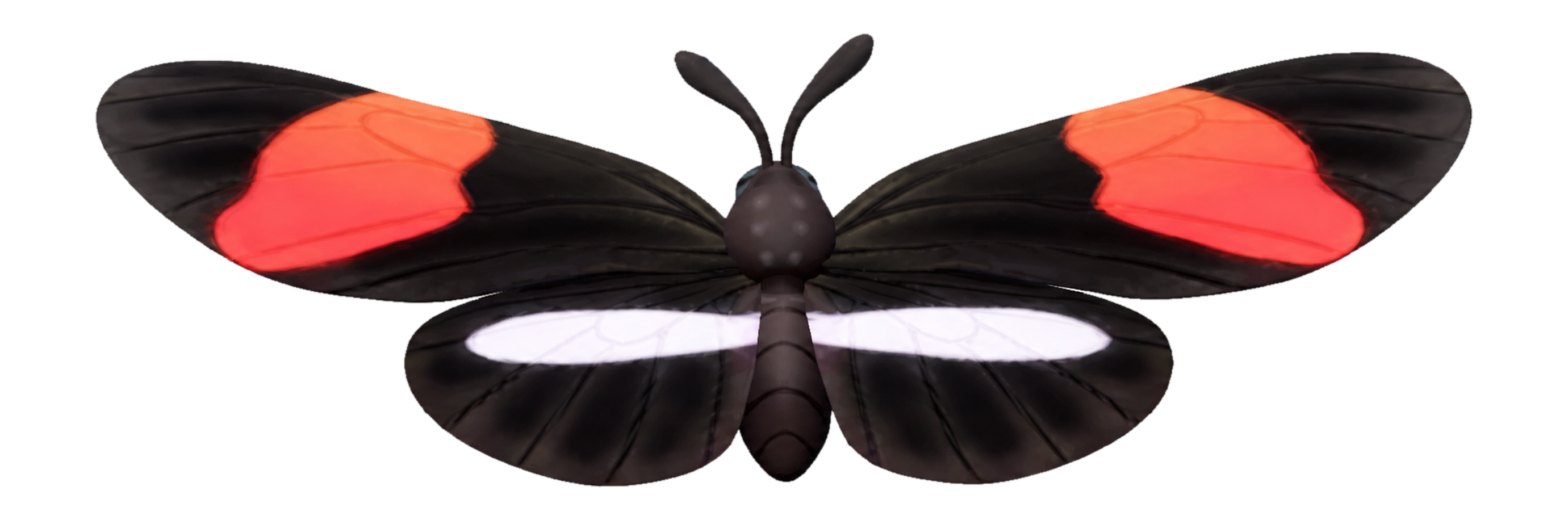 Insecte Papillon à anneaux rouges dans Heartopia