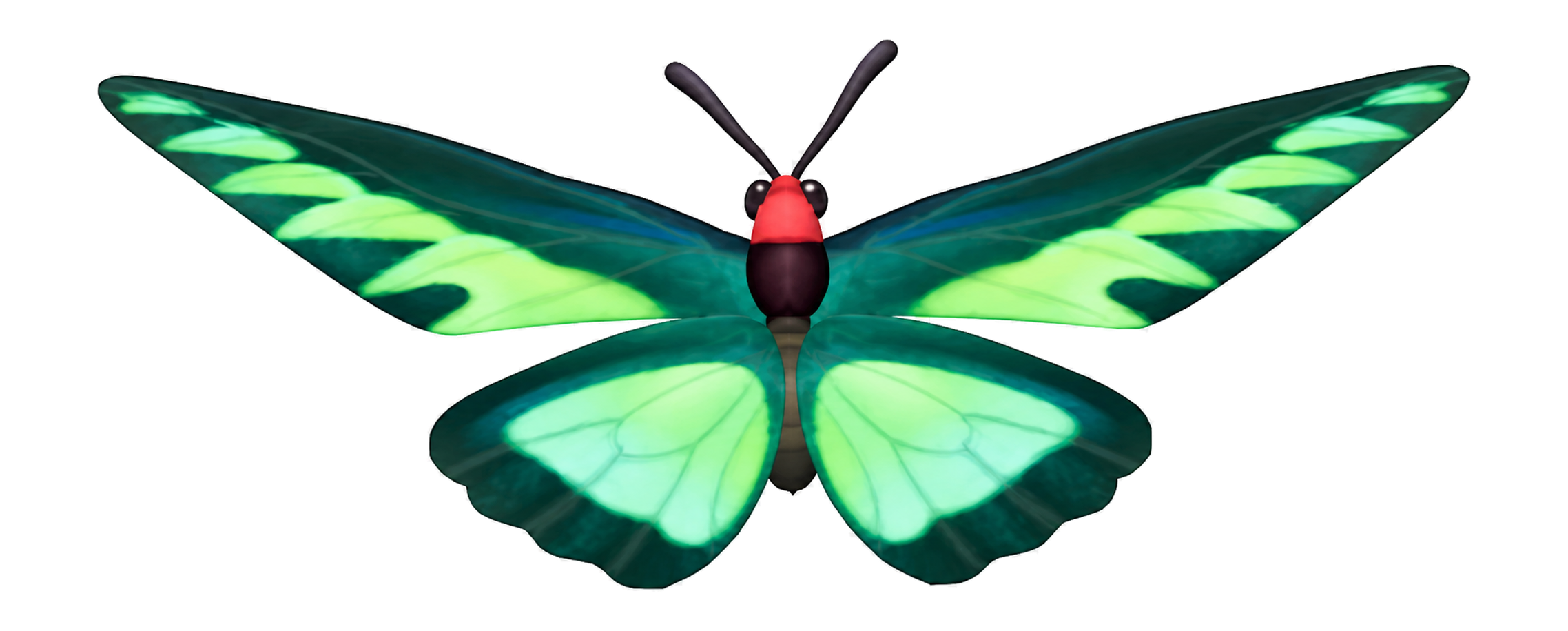 Insecte Papillon à col rouge dans Heartopia