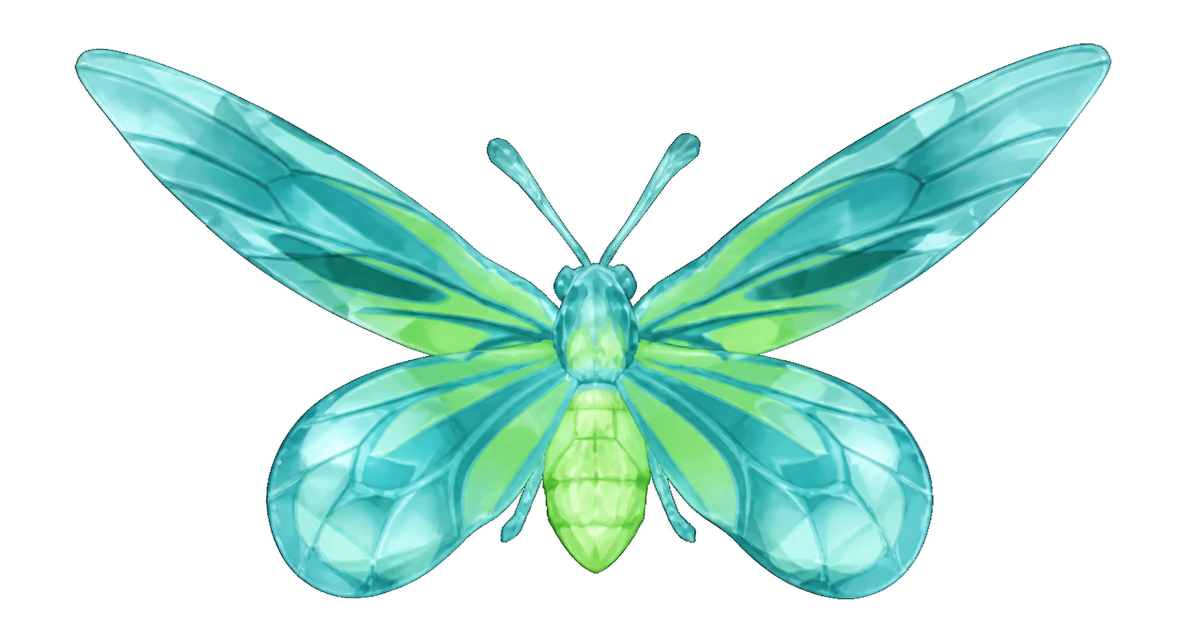 Insecte Papillon de la reine Alexandra cristallin dans Heartopia