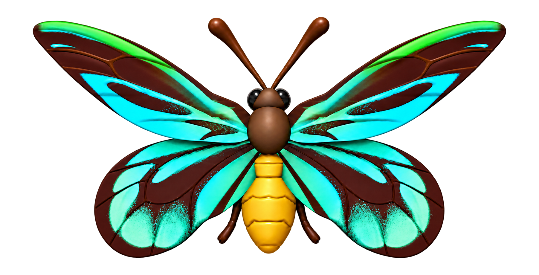 Insecte Papillon de la reine Alexandra dans Heartopia